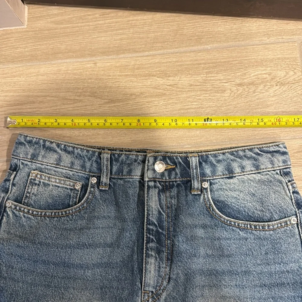 H&M mermaid denim skirt size 10, New Maxi jeans skirt Very pretty H & M - Picture 10 of 16